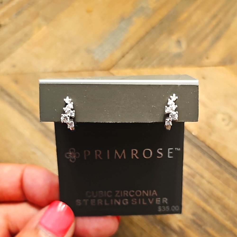 Cubic Zirconia hoops